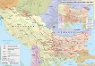 Стенна историческа карта: Втора световна война и България 1944 - 1945 - карта