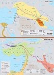 Стенна историческа карта: Шумер и Акад. Хетско царство - 