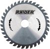 Циркулярен диск за дърво Raider - ∅ 190 / 25.4 / 2.5 mm с 40 зъба - 