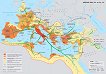 Стенна историческа карта: Древният Рим, III в. пр. Хр. - II в. - 