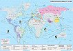 Стенна историческа карта: Велики географски открития XV - XVII в. - карта