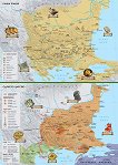 Стенна историческа карта: Ранна Тракия. Одриско царство - карта