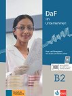 DaF im Unternehmen - ниво B2: Комплект от учебник и учебна тетрадка по бизнес немски език - помагало