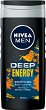 Nivea Men Deep Energy Shower Gel Limited Edition - Душ гел за мъже с активен въглен от серията "Deep" - 