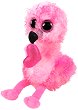 Плюшена играчка фламинго със сърце Dainty - Ty - 
