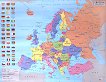 Стенна политическа карта на Европа - М 1:5 000 000 - карта