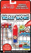 Книжка за оцветяване с вода - Превозни средства - детска книга