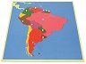 Карта на Южна Америка - 