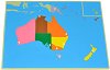 Карта на Австралия и Океания - 