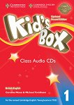 Kid's Box - ниво 1: 4 CD с аудиоматериали по английски език Updated Second Edition - помагало