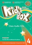 Kid's Box - ниво 4: 3 CD с аудиоматериали по английски език Updated Second Edition - помагало