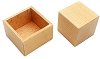 Дървено кубче за вгнездяване - 