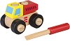 Дървена играчка за сглобяване iWood - Самосвал - 