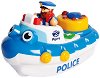 Полицейската лодка на Пери - Детска играчка за баня - 