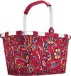 Сгъваема чанта с твърд борд Reisenthel - За пикник и пазар от колекция "Paisley Ruby" - 