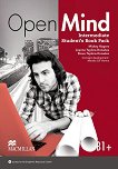 Open Mind - ниво Intermediate (B1+): Учебник по британски английски език - учебна тетрадка