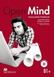 Open Mind - ниво Intermediate (B1+): Учебна тетрадка по британски английски език - 