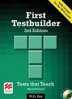 First Testbuilder: Тестове по английски език за изпита FCE с отговори - Third Edition - помагало
