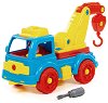 Детска сглобяема играчка - Камион с кран - 