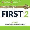 Cambridge English First - ниво B2: 2 CD с аудиоматериали по английски език - 