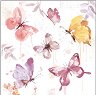 Салфетки за декупаж Ambiente Butterfly collection rose