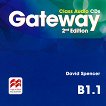 Gateway - Intermediate (B1.1): 2 CDs с аудиоматериали  за 8. клас Second Edition - учебник