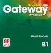 Gateway - Intermediate (B1): 2 CDs с аудиоматериали за 9. клас Second Edition - учебник