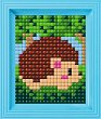 Мозайка с пиксели и рамка - Pixelhobby Таралеж - 
