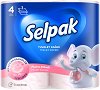 Трипластова тоалетна хартия Selpak Powder