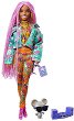 Кукла Барби с розови плитки - Mattel - От серията Extra - 