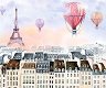 Балони над Париж - Пъзел от 300 части - 