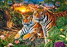 Семейство тигри - Пъзел от 180 части - 