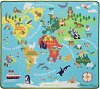 Детски килим Melissa and Doug - Пътуване по света - 
