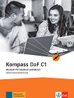 Kompass DaF - ниво C1: Ръководство за учителя по немски език - учебна тетрадка