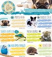 Етикети за тетрадки - Cute Animals - тетрадка
