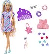 Кукла Барби с дълга коса и звезди Mattel - 