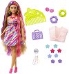 Кукла Барби с дълга коса и цветя Mattel - 