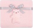 Бебешко плетено одеяло Kikka Boo - 100% памук, 75 x 100 cm, от серията Bear With Me - продукт