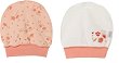 Бебешки шапки BEBETTO - 2 броя, 100% памук, за 3-6 месеца - продукт