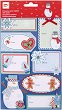 Коледни етикети за подаръци Apli - Снежен човек