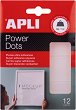 Монтажни двойнозалепващи късчета Apli Power Dots