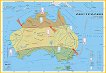Австралия - климат и води - Стенна карта - М 1:4 250 000 - 