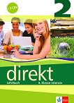 Direkt - ниво 2 (B1): Учебник за 8. клас + 3 CD Учебна система по немски език - помагало
