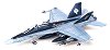 Военен изтребител - F/A-18D Hornet - Сглобяем авиомодел - 