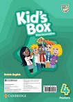 Kid's Box New Generation - ниво 4: Постери Учебна система по английски език - учебна тетрадка
