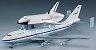 Самолет Боинг 747 със совалка - Сглобяем авиомодел - 