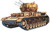 Противъздушно оръдие - Flakpanzer IV - Сглобяем модел - 