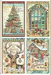   Stamperia -   - A4   Christmas Greetings - 