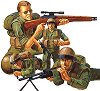 Войници от I.D.F. съвременна пехотна войска - Комплект от четири сглобяеми фигури - 