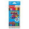 Двустранни цветни моливи - Color Peps - Комплект от 12 броя / 24 цвята - 